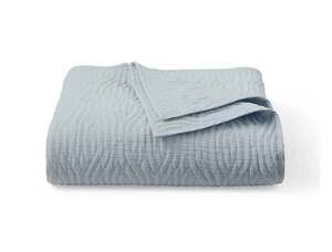 Ralph Lauren Wiley Cotton Jacquard Reversible Quilt king Blue FASTShip new open